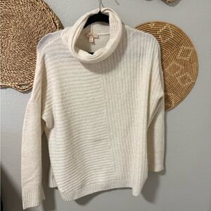 Vince Camuto Cream Cowl Neck Sweater